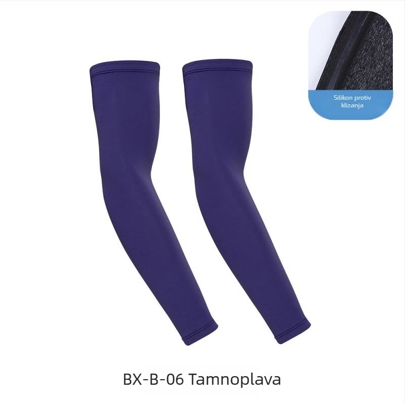 Ruidong vanjski biciklistički rukav za led, ljetni ledeni osjećaj, jednobojni prozračni rukav za ruke, ledeni svileni neklizajući rukav, veleprodaja ledenih rukava