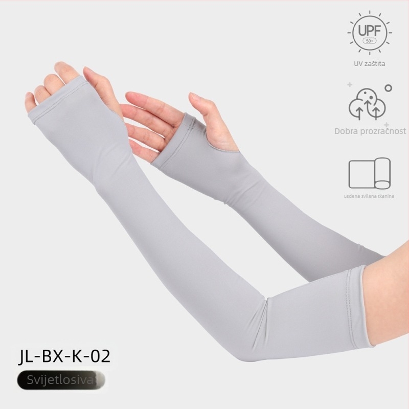 Ruidong vanjski biciklistički rukav za led, ljetni ledeni osjećaj, jednobojni prozračni rukav za ruke, ledeni svileni neklizajući rukav, veleprodaja ledenih rukava