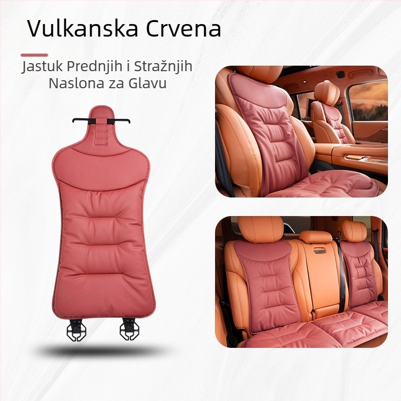 Jastuk za autosjedalicu, četiri godišnja doba, opći interijer, vrhunski nabor, pogodan za Mercedes-Benz BMW jastuk za sjedalo, jednodijelna navlaka za stražnje sjedalo