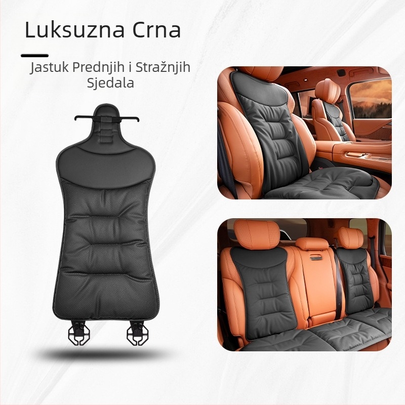 Jastuk za autosjedalicu, četiri godišnja doba, opći interijer, vrhunski nabor, pogodan za Mercedes-Benz BMW jastuk za sjedalo, jednodijelna navlaka za stražnje sjedalo