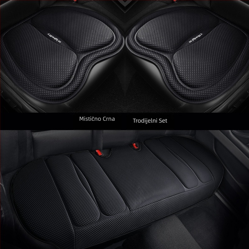 Ljetni svemirski sloj za automobilski jastuk, ventilirani i prozračni, hladni set od tri dijela, kreativni ukras za automobil, pribor za automobile