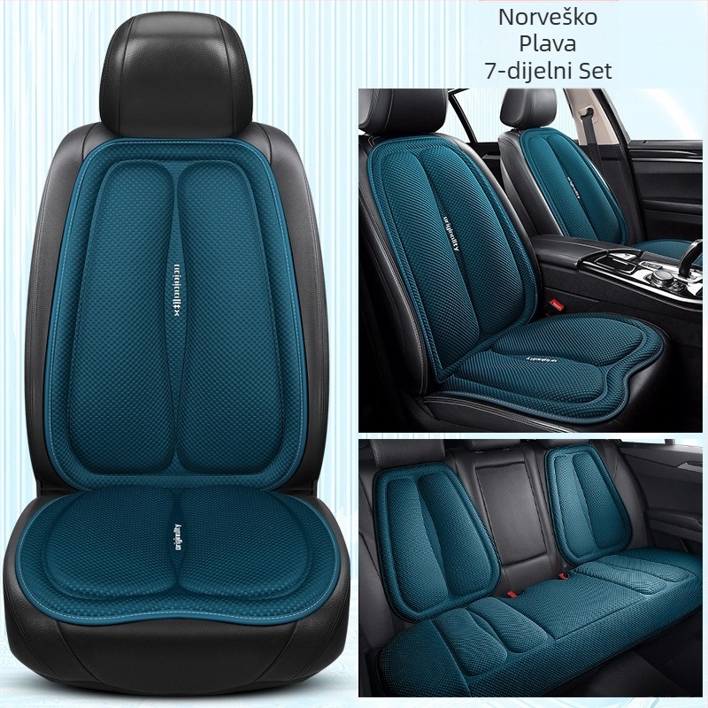 Ljetni svemirski sloj za automobilski jastuk, ventilirani i prozračni, hladni set od tri dijela, kreativni ukras za automobil, pribor za automobile