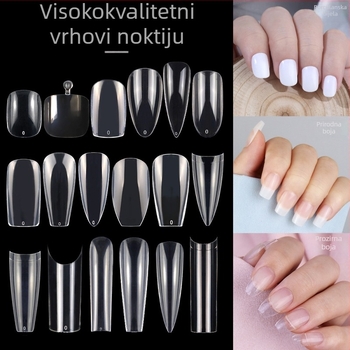 Novi francuski nokti, naljepnice za nokte s prekograničnim pola naljepnica, naljepnice za nokte, umjetni nokat, flasteri za nokte, nokti s produženim nošenjem