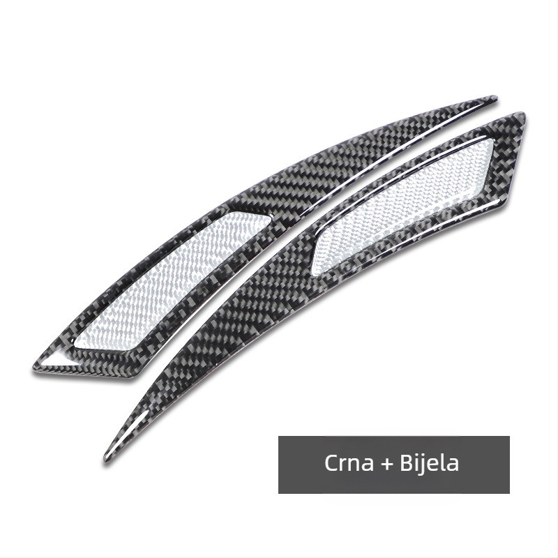 Nova traka za obrve za automobilske kotače, modificirana univerzalna traka za zaštitu od sudara od pravih karbonskih vlakana, ljepilo protiv sudara, naljepnica protiv sudara, dekorativna traka