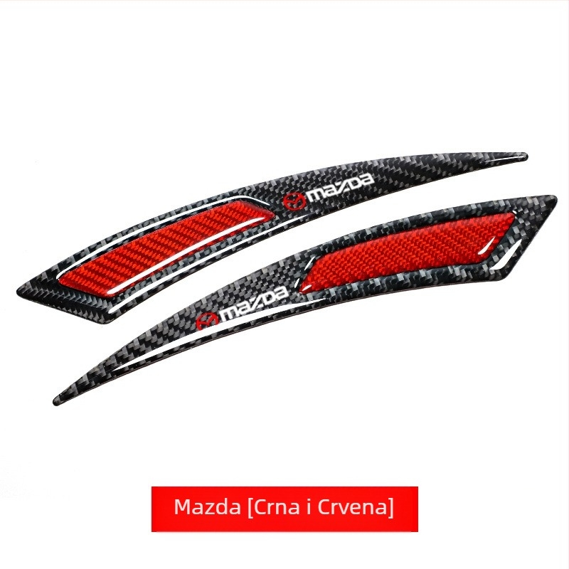 Nova traka za obrve za automobilske kotače, modificirana univerzalna traka za zaštitu od sudara od pravih karbonskih vlakana, ljepilo protiv sudara, naljepnica protiv sudara, dekorativna traka