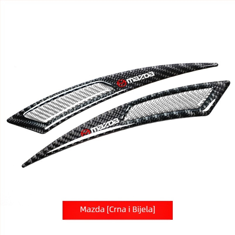 Nova traka za obrve za automobilske kotače, modificirana univerzalna traka za zaštitu od sudara od pravih karbonskih vlakana, ljepilo protiv sudara, naljepnica protiv sudara, dekorativna traka