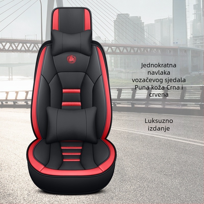 Dongfeng Novi Tianlong VL Teški kamion KL Flagship KX Tianjin Zhongka Posebna navlaka za sjedalo kamiona s četiri godišnja doba, sveobuhvatna kožna navlaka