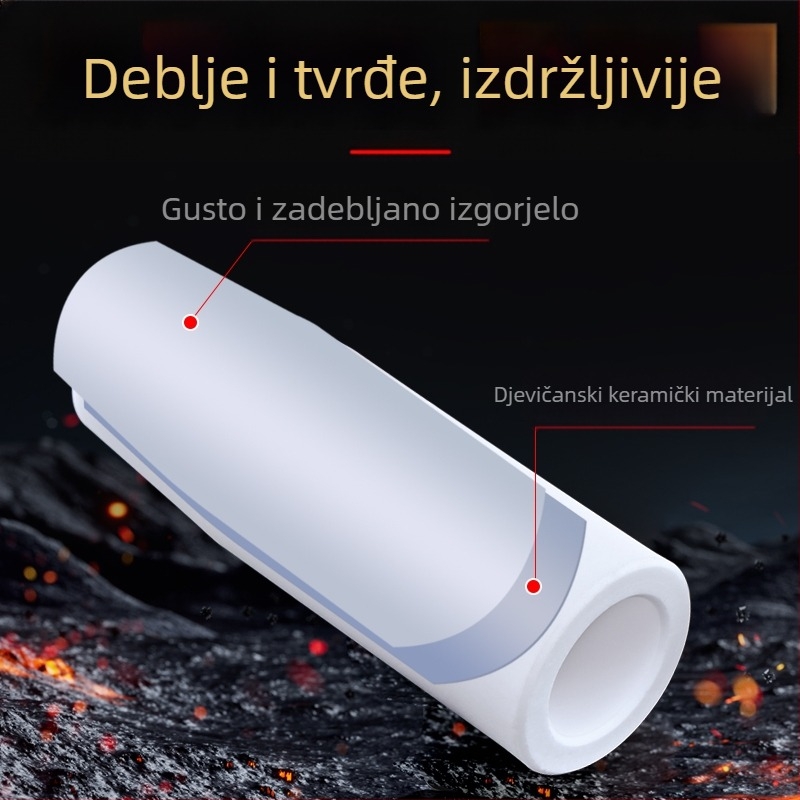 1K zaštitna mlaznica, europski pribor za pištolje za zavarivanje zaštićene plinom, bezzračna zaštitna mlaznica, 200A keramička dvozaštitna porculanska mlaznica za aparat za zavarivanje