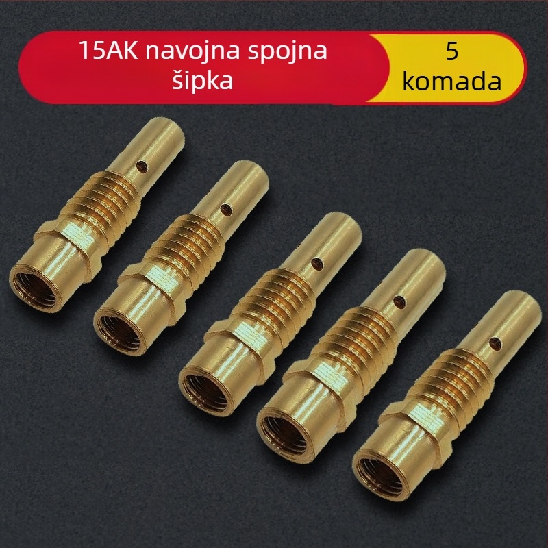 1K zaštitna mlaznica, europski pribor za pištolje za zavarivanje zaštićene plinom, bezzračna zaštitna mlaznica, 200A keramička dvozaštitna porculanska mlaznica za aparat za zavarivanje