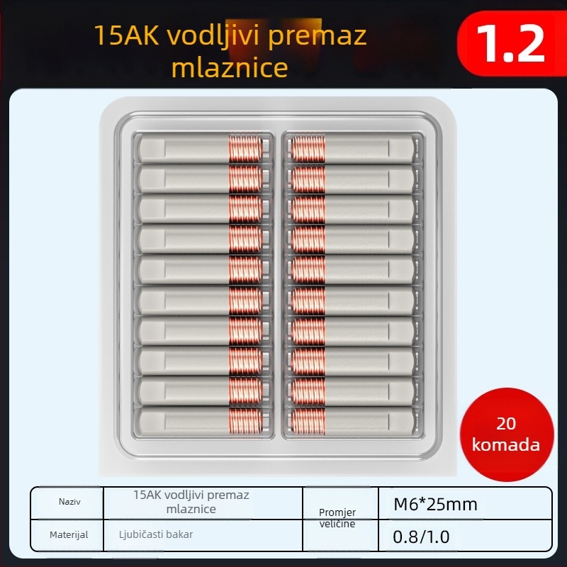 1K zaštitna mlaznica, europski pribor za pištolje za zavarivanje zaštićene plinom, bezzračna zaštitna mlaznica, 200A keramička dvozaštitna porculanska mlaznica za aparat za zavarivanje