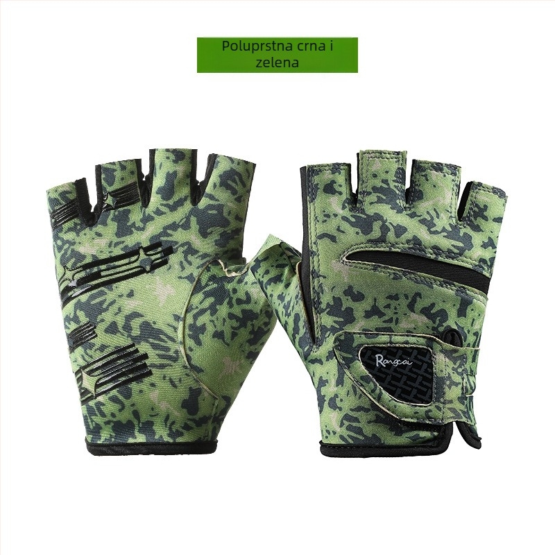 Nove muške ribarske rukavice za proljeće i ljeto, Luya rukavice s tri prsta, ženske, zaštitne od sunca, brzosušeće, od posebne ledene svile, prozračne, neklizajuće, otporne na habanje