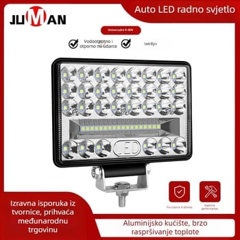Automobilska LED radna svjetla – 48 LED, 144W, 9-80V, 7200LM, 6500K