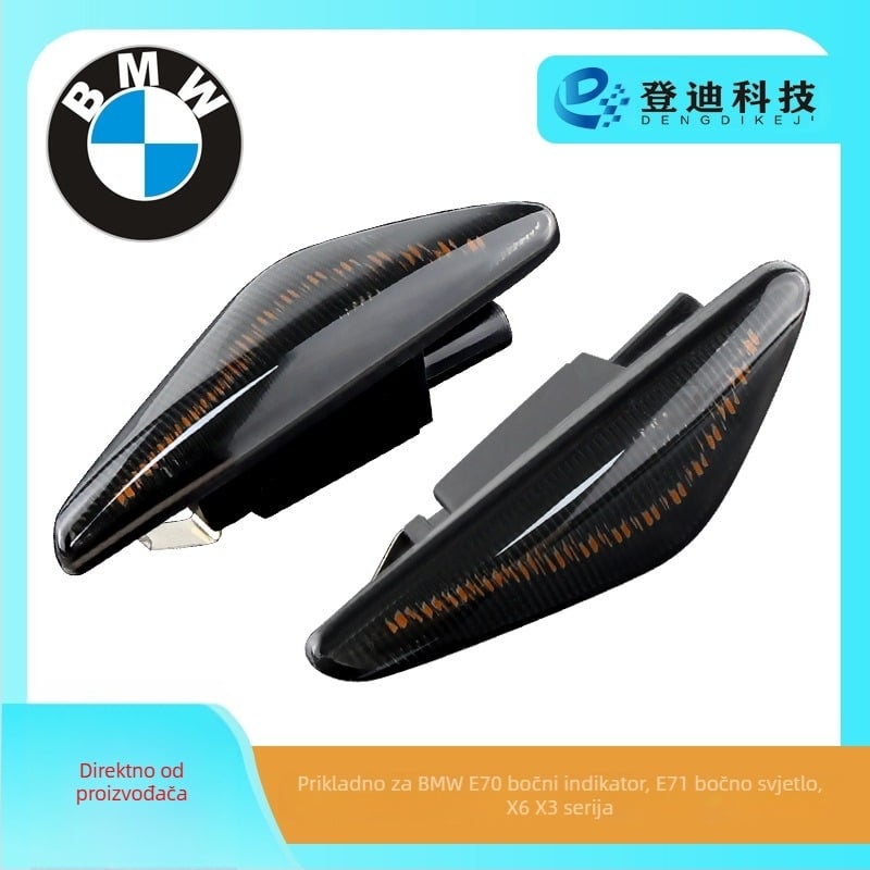 BMW E70/E71 X3/X6 LED bočni pokazivač smjera — 12V, 6000K, 3W, model PZ068-2LY