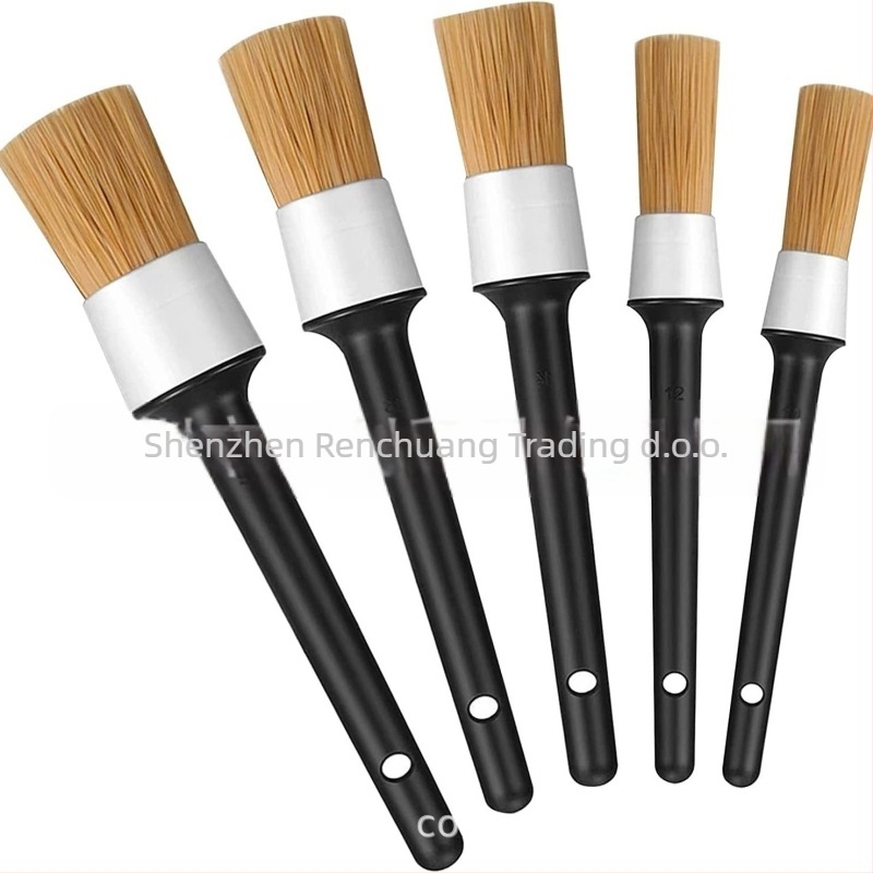 Četka za pranje automobila sa miješanim čekinjama — set od 3–5 komada za unutarnje i vanjsko čišćenje