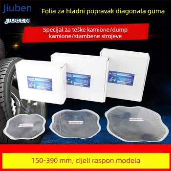 Nine Books gumeni film za popravak guma – devetodijelni set za hladni popravak, namijenjen autobusima i kamionima