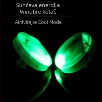 LED svjetlo ventila gume za auto i motocikl, solarno RGB LED, univerzalna montaža