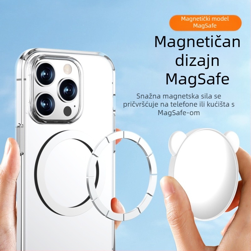 Selfie ogledalo za stražnju kameru telefona s magnetskim držačem, model TH-255, univerzalna kompatibilnost, podržava privatne marke