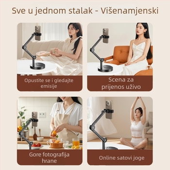 Stojalo za stolni mobitel i tablet – legura, univerzalni stil, mogućnost prilagodbe