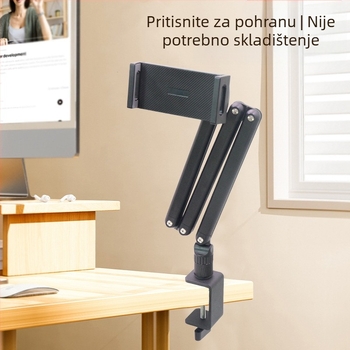 Sklopiva stolna podrška za tablet, kompatibilna s iPadom, 0,75 kg, OEM spreman