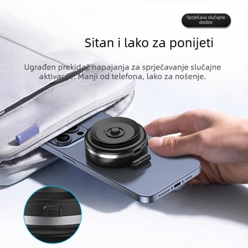 Držač za telefon u automobilu na ploči — 360° rotacija, vakuumsko pričvršćivanje, magnetski nosač, izrada od legure