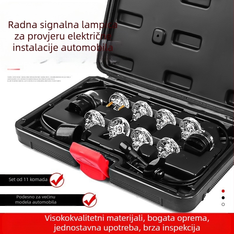 Auto EFI testna lampica za ispitivanje ubrizgivača goriva — set alata za testiranje ubrizgivača, auto popravak; Brand Musen Tang; Podrijetlo Zhejiang; Težina 0.43 kg