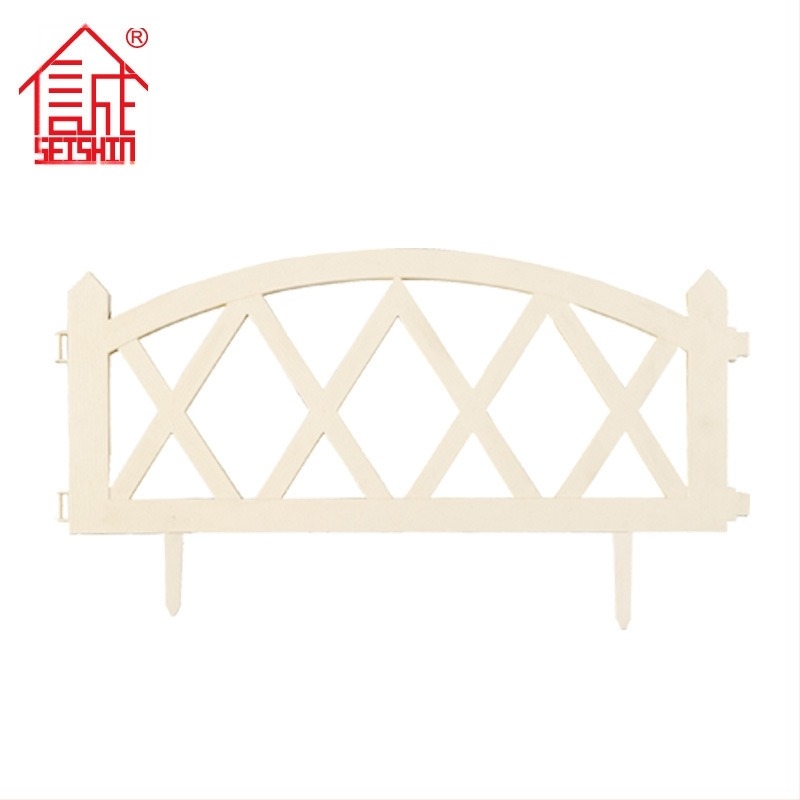 SEISHIN Vrtna ograda Tip A – plastika, imitacija drveta, vanjska dekoracija