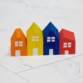 Dječji drveni blokovi za slaganje, bukovo drvo, moderan minimalistički dizajn, Remembrance of Wood