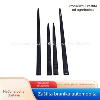 ZSM Automobilske zaštitne trake za rub vrata – protiv sudara, zaštita od ogrebotina, set od 4 komada, mogućnost prilagođavanja