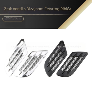 Set modificiranih automobila ulaza zraka - dekorativni bočni otvori, par; marka Heng Shijie; prilagodba dostupna