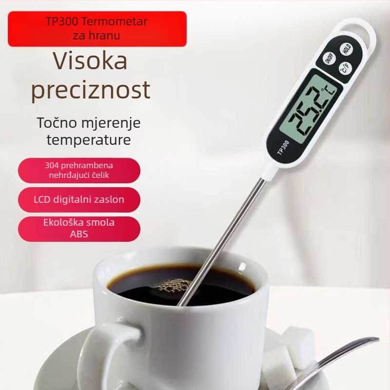 Kuhinjski vodeni termometar, rezolucija 0.1°C, kutija od 200 kom.