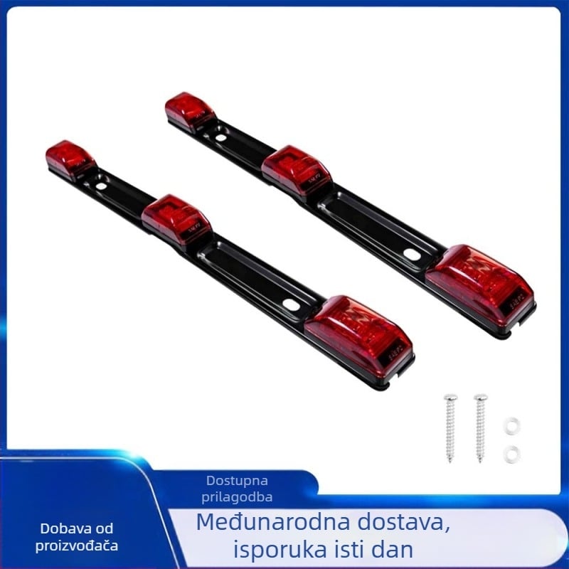 LED stražnje svjetlo za kamione, 9-LED čelični okvir, 24V, 4.5W, 5000-15600 lm