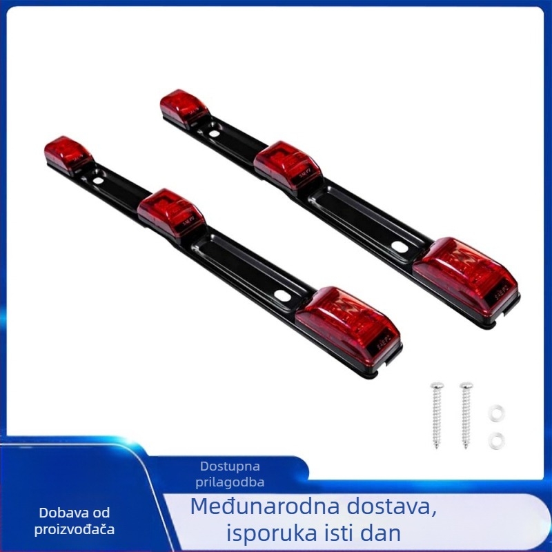 LED stražnje svjetlo za kamione, 9-LED čelični okvir, 24V, 4.5W, 5000-15600 lm