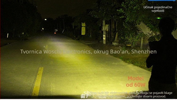 Off-road radno svjetlo traka, 3 reda, 20 LED, 60W, 12-24V, WSQ-60WXSD