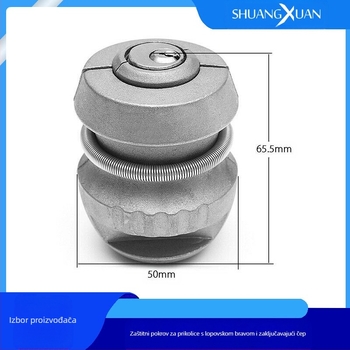 Shuangxuan TLK-06A Kuglasta brava za prikolicu, željezno tijelo, srebrni sprej premaz, za prikolice