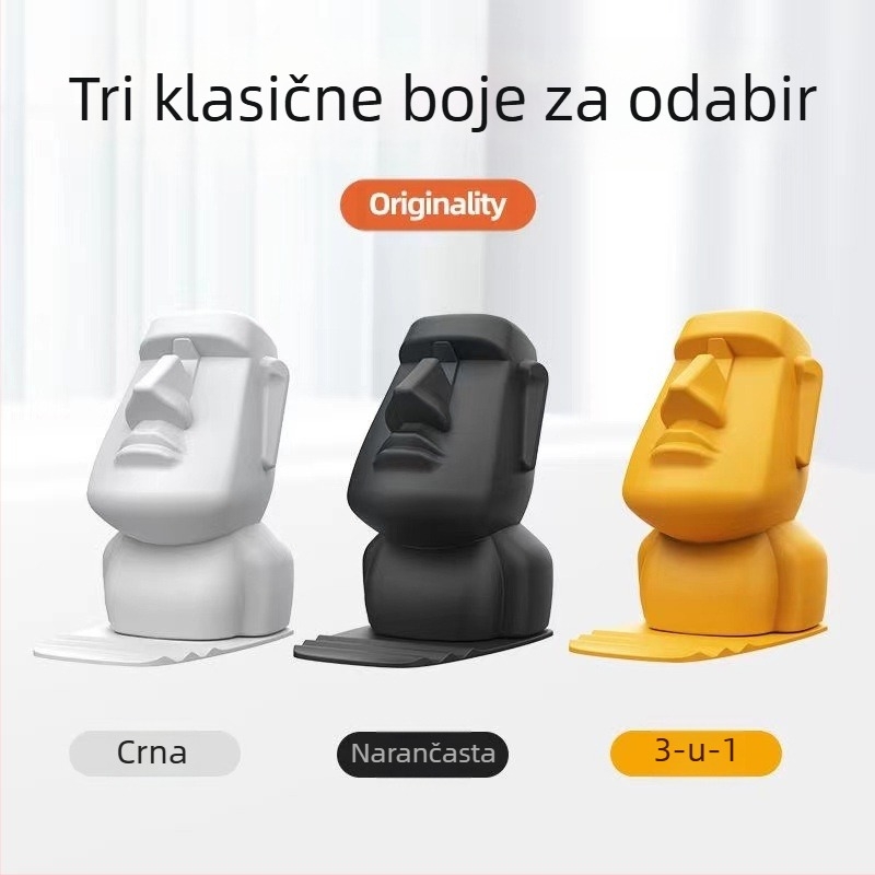 Stalak za stolno korištenje za telefon s kutijom za novac i držačem za naočale, plastični univerzalni dodatak, mogućnost prilagodbe i privatne marke