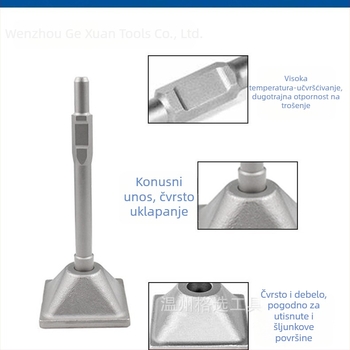 Električni demolažni čekić s ravnim dlijetom, 40Cr čelik, model 2412, marka Select, kompaktni alat