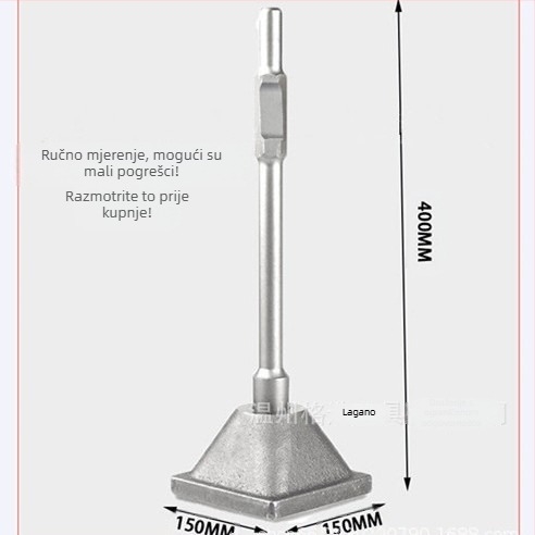 Električni demolažni čekić s ravnim dlijetom, 40Cr čelik, model 2412, marka Select, kompaktni alat