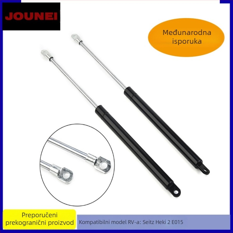 Gasna opruga za RV krovu prozora Seitz Heki 2 E015 – slobodnog tipa, rad: kompresija, dušik, udaljenost ugrađivanja 340 mm, standardni broj Seitz Heki 2 E015