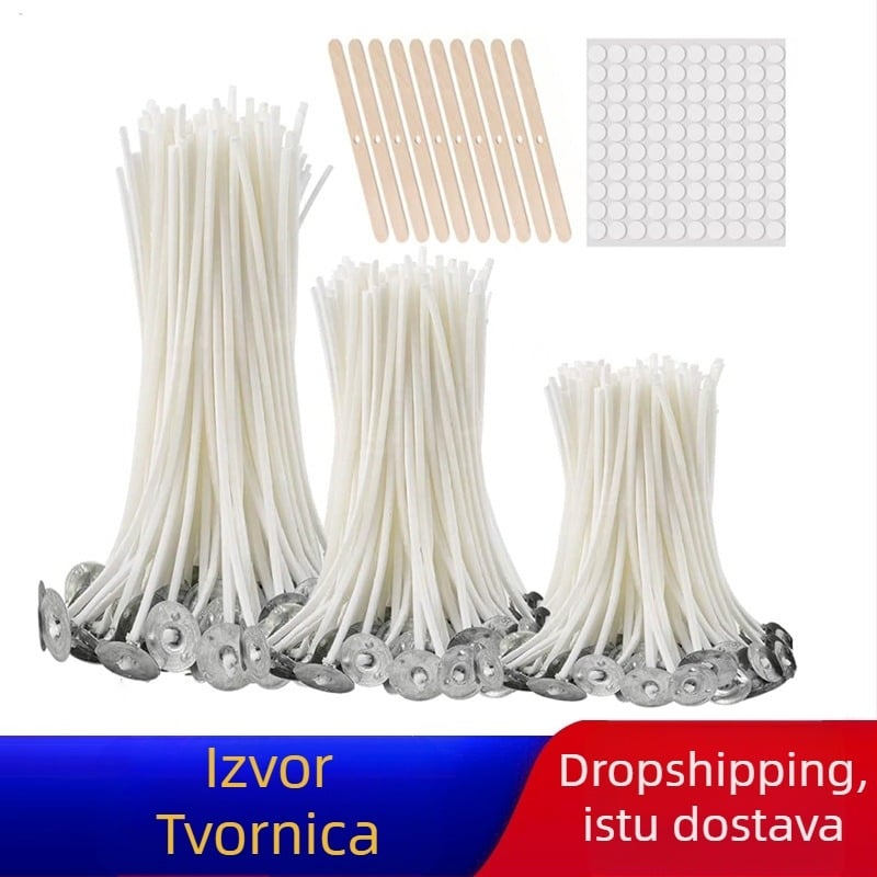 DIY set alata za aromatične svijeće s držačem pamukovog jezgra; polumanualna i polu-mehanička izrada; tip svijeće: aromatična; oblik: duga šipka; marka: Van Gogh