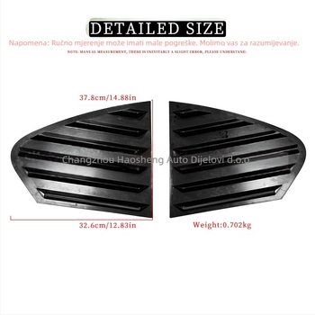 Zadnje rolete za BMW 5 Series F10 (2010-2016) – prilagodljivo, Haosheng marka