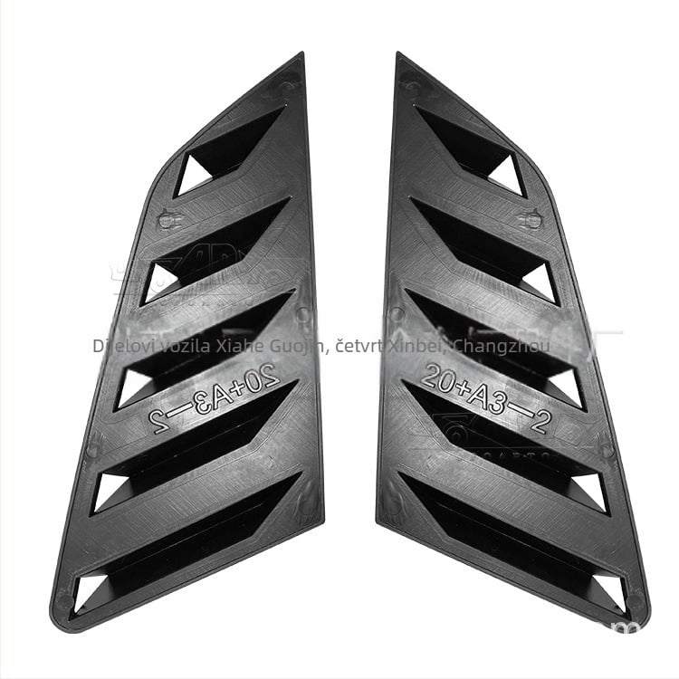 Zadnje bočne lamela AR za Audi A3 2021 (8Y) hatchback - završna površina od karbonskih vlakana (Brand: AR; Kompatibilnost: 2021 Audi A3 8Y; Površina: karbonsko vlakno)