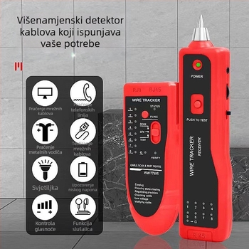 Mrežni tražitelj linija (Model BJ-2106; Funkcija: traženje i poravnanje linija; Težina: 350 g; Jamstvo: 1 godina)