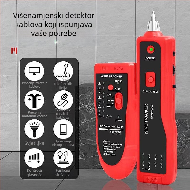 Mrežni tražitelj linija (Model BJ-2106; Funkcija: traženje i poravnanje linija; Težina: 350 g; Jamstvo: 1 godina)