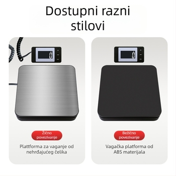 Model G03, elektronička vaga za poštu kapaciteta 50 kg, elektroničko mjerenje, napajanje 3A, podrška privatnog označavanja