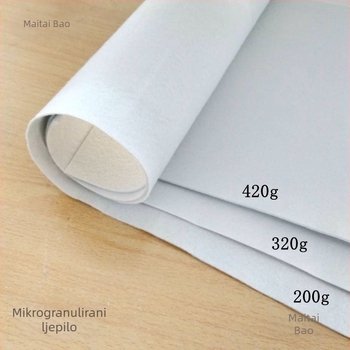 DIY ručni materijali s ljepilom na jednoj strani, jednostrano pamučno punilo 200 g / 300 g / 400 g