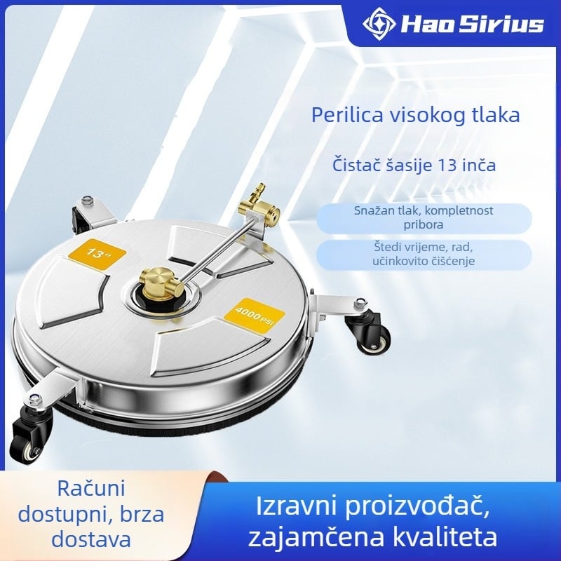 Yingxin Xinli Visokonaponski čistač za šasiju i pod, nehrđajući čelik, 2-u-1 prilagodljivi čistilac