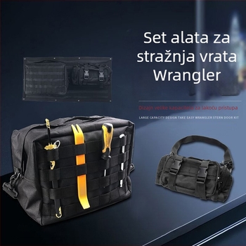 Torba za stražnji dio prtljažnika – platnena, s ručkom, za vješanje