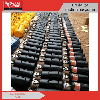 Alat za popravak guma s visokotlačnom pumpom i brtvom; za gume širine do 235 mm; 4 mm bezšivna cijev; težina 9.7 kg; vanjska kutija 550×210×215 mm