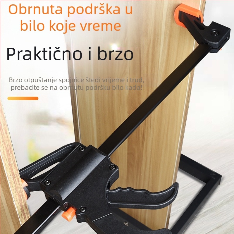 F-tip stolarski steznik, čvrst, neograničen raspon stezanja, hladno valjani čelik