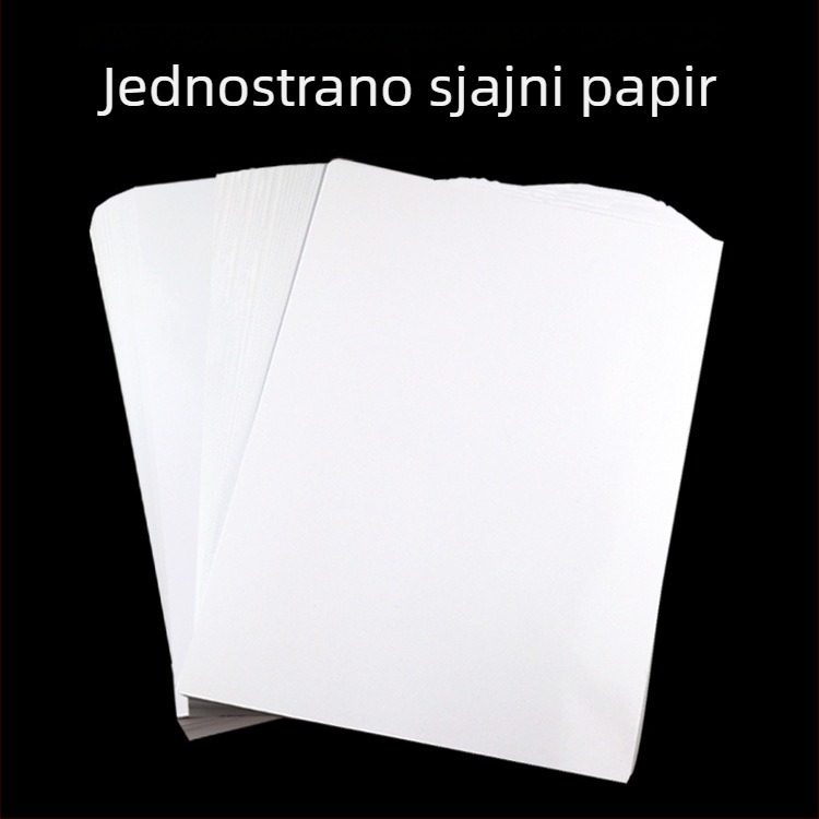 Jednostrano premazani papir, Casting premaz, visokog sjaja InkJet foto papir, težine 120/180/200/230 g, za naslovnicu časopisa